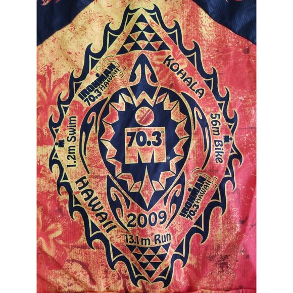 Ironman Triathlon 70.3 Kohala Coast Hawaii Cycling Tank Top Jersey Size Large - Picture 2 of 10